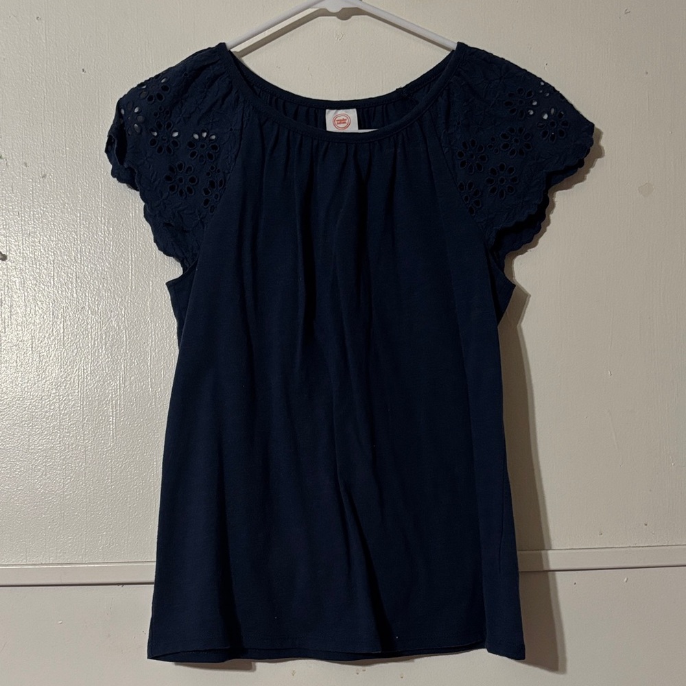 Wonder Nation Dark Blue Kids Blouse